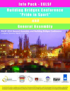 Info Pack - EGLSF Building Bridges Conference “Pride in Sport” and General Assembly