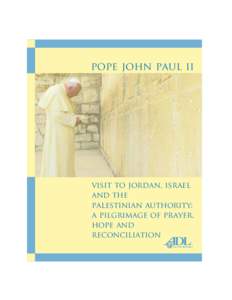 pope john paul ii  visit to jordan, israel