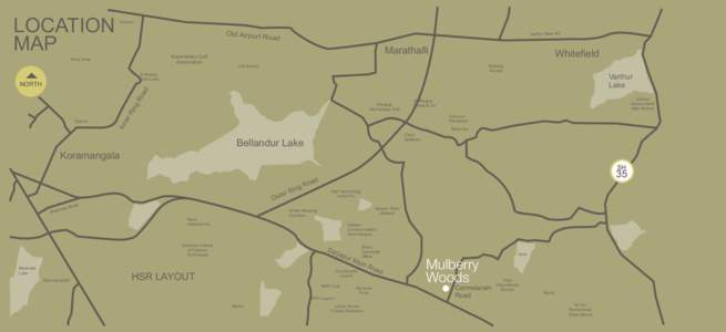 LOCATION MAP Domlur  Old Airport R