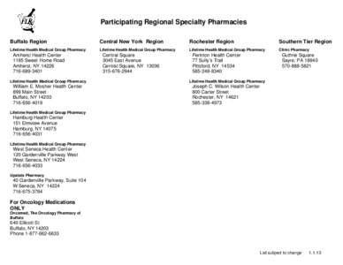 Microsoft Word - Local Specialty Pharmacies Landscape eff[removed]doc