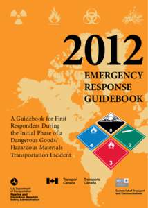 2012 EMERGENCY RESPONSE GUIDEBOOK  A Guidebook for First