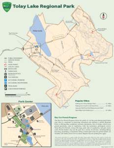 Tolay Lake Regional Park Map