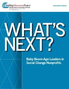 BuildingMovementProject  Generations Series Inspiring Activism in the Nonprofit Community 220 Fifth Avenue, 5th floor, New York, NY 10001