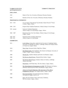 Year of birth missing / 2nd millennium / Calgary / Lethbridge / Edmonton / Blake / Don Mabie / Alex Janvier / Association of Commonwealth Universities / Alberta / Provinces and territories of Canada