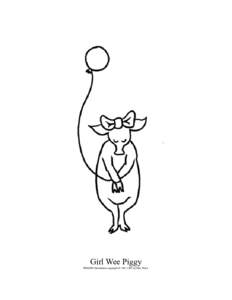 Girl Wee Piggy PIGGIES illustrations copyright © [removed]by Don Wood 