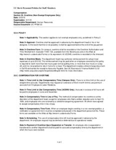 Labour relations / Working time / Human resource management / Business / Overtime / Fair Labor Standards Act / Management / Accrual / Retroactive overtime / Employment compensation / Labor history / Labor rights