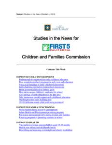 Early childhood educator / Preschool education / Nursery school / Preschool teacher / National Association for the Education of Young Children / Head Start Program / Kindergarten / Child Trends / Universal preschool / Education / Early childhood education / Educational stages