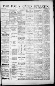 The daily Cairo bulletin. (Cairo, Ill[removed]p ].