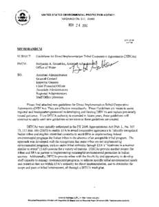 Water supply and sanitation in the United States / Clean Water Act / Water law in the United States / United States Environmental Protection Agency / Clean Air Act / Safe Drinking Water Act / Environmental protection / Federal and state environmental relations / Cooperative Funds Act / Environment of the United States / United States / Environment