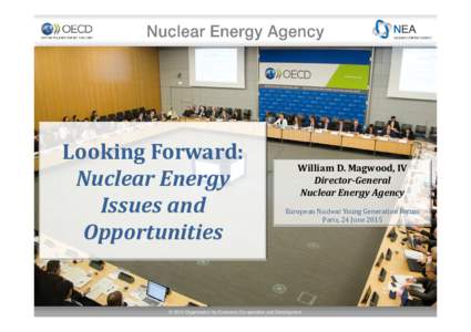 Looking Forward: Nuclear Energy Issues and Opportunities  William D. Magwood, IV