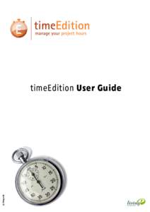 timeEdition Benutzerhandbuch  timeEdition User Guide (c) living-e AG