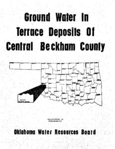 Bulletin No[removed]Ground Water In Terrace Deposits of Central Beckham County