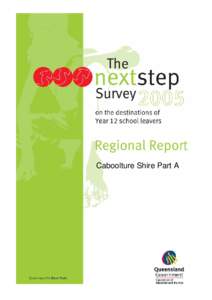 Caboolture Shire Part A  Next Step 2005 report Caboolture Shire Part A region 1