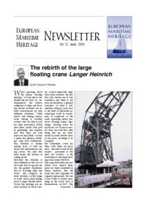 European Maritime Heritage Newsletter No 25. April 2009