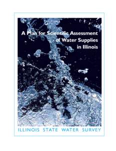 A Plan for Scientific Assessment of Water Supplies in Illinois