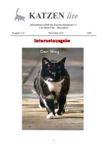 Katzen liveAusgabe 1/11