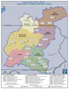 Susquehanna River Basin  NUTRIENT MONITORING SITES Upper Susquehanna