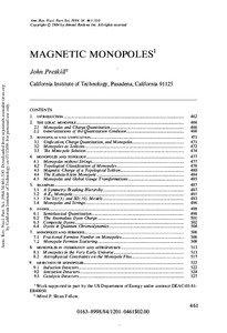 Electromagnetism / Magnetic monopoles / Physical quantities / Dyon / Magnetic field / Grand Unified Theory / Fermion / Magnetic flux / Charge / Physics / Quantum field theory / Magnetism