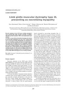 Limb girdle muscular dystrophy type 2L presenting as necrotizing myopathy