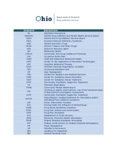 Substance abuse / Alcohol abuse / United States Department of Health and Human Services / Drug rehabilitation / Substance dependence / Substance Abuse and Mental Health Services Administration / Center for Substance Abuse Treatment / Alcoholism / National Institute on Drug Abuse / Ethics / Addiction / Drug addiction