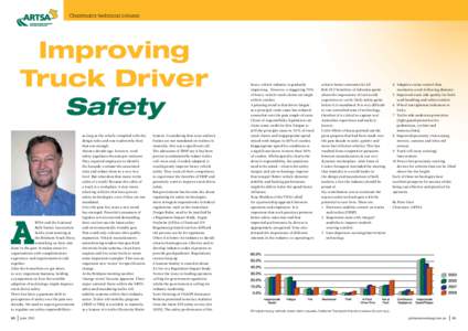 Chairman’s technical column  Improving Truck Driver Safety