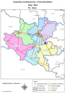 Assembly Constituencies - Post delimitation State : Bihar . !
