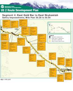 Where do you live and where do you Segment 4: East Gold Bar to East Skykomish Safety Improvements, Mile Post[removed]to[removed]Project Number: 23 Location: Green Water Meadow Road