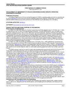 Law / Air pollution in the United States / Environmental law / Air pollution / Pollution in the United States / Clean Air Act / United States Environmental Protection Agency / Rulemaking / Air quality law / United States administrative law / Environment / Government