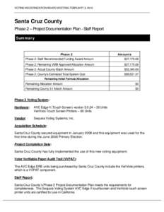 Microsoft Word - vmb_ Santa Cruz Phase 2 Staff Report.doc