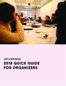 2018 QUICK GUIDE FOR ORGANIZERS THE QUICK GUIDE  YOU’VE RECEIVED THIS