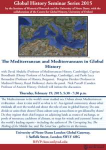 Global History Mediterranean web