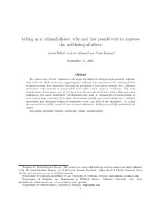 Sociology / Public choice theory / Social choice theory / Psephology / Electoral systems / Voter turnout / Voting system / Electronic voting / Independent / Elections / Politics / Voting