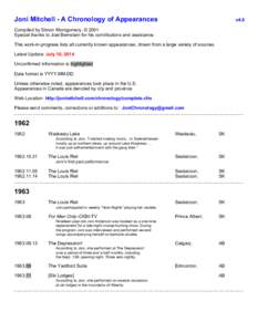 Microsoft Word - Chronology v4.0.doc