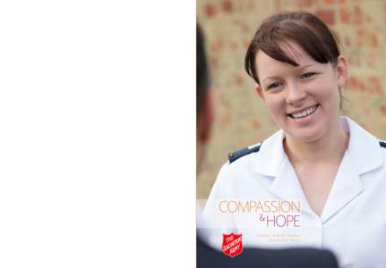 The Salvation Army Australia Southern Territory 2014 Annual Report  COMPASSION & HOPE Australia Southern Territory 2014 Annual Report