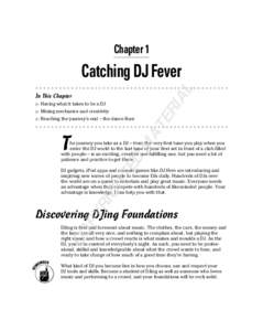 Chapter 1  AL Catching DJ Fever ▶ Mixing mechanics and creativity