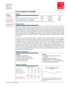 Fiscal policy / Debt / Public finance / Dominion Bond Rating Service / Debt-to-GDP ratio / European sovereign debt crisis / External debt / United Kingdom national debt / United States public debt / Economics / Government debt / Public economics