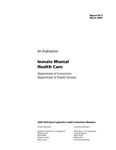 Inmate Mental Health Care