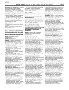 Federal Register / Vol. 76, No[removed]Tuesday, May 24, [removed]Notices The notice of the President’s major disaster declaration for Private Non-Profit organizations in the State of ILLINOIS, dated[removed], is hereby 