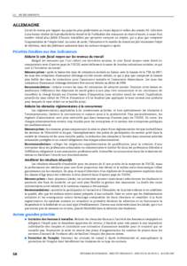 I.3.  NOTES PAR PAYS ALLEMAGNE L’écart de revenu par rapport aux pays les plus performants se creuse depuis le milieu des années 90. Cela tient