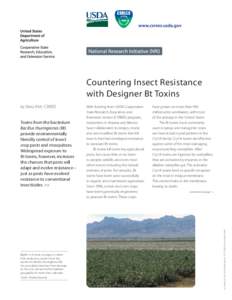 [PDF] Countering Insect Resistance with Designer Bt Toxins