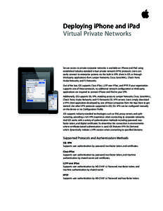 IEEE 802.1X / Wireless security / Wi-Fi Protected Access / RADIUS / EAP-SIM / Virtual private network / Point-to-Point Tunneling Protocol / Wi-Fi / IEEE 802.11r-2008 / Computing / Computer network security / Computer security