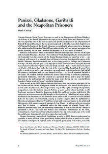 British people / European people / Anthony Panizzi / Knights Commander of the Order of the Bath / Carbonari / Luigi Settembrini / Carlo Poerio / William Ewart Gladstone / James Lacaita / Italy / Italian politicians / Italian writers