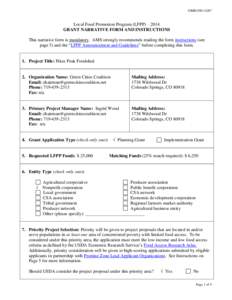 Food politics / Pikes Peak / Sustainable food system / Pikes Peak Library District / Colorado Springs /  Colorado / Foodshed / Manitou Springs /  Colorado / Local food / Food security / Colorado counties / Geography of Colorado / Colorado