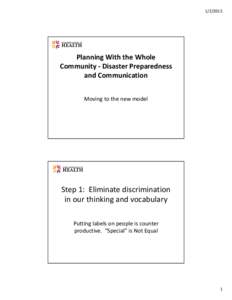 Humanitarian aid / Occupational safety and health / Management / Federal Emergency Management Agency / Office of Emergency Management / Refugee / Emergency management / Public safety / Disaster preparedness