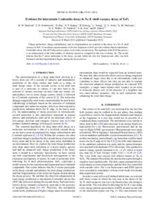 PHYSICAL REVIEW A 86, Evidence for interatomic Coulombic decay in Xe K -shell-vacancy decay of XeF2 R. W. Dunford,1 S. H. Southworth,1 D. Ray,1 E. P. Kanter,1 B. Kr¨assig,1 L. Young,1 D. A. Arms,1 E. M. D