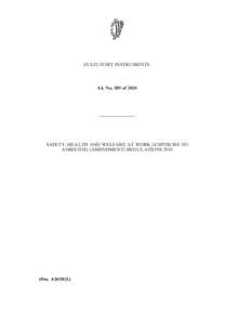 STATUTORY INSTRUMENTS.  S.I. No. 589 of 2010 ————————