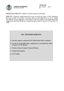 PO.ULP.10 COMUNE DI BIBBONA Data 1° emissione[removed]