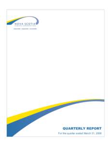 QUARTERLY REPORT For the quarter ended March 31, 2006 FINANCIAL HIGHLIGHTS