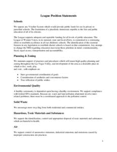 Environment / Nonpoint source water pollution regulations in the United States / Environmental policy of the United States / Environmental social science / Environmental law / Water supply