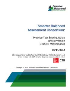 Microsoft Word - G6_Practice Test Scoring Guide Braille[removed]Final.docx